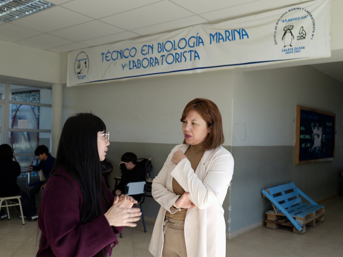 Educación finalizó los trabajos de calefacción en la Escuela de Biología Marina de Caleta Olivia