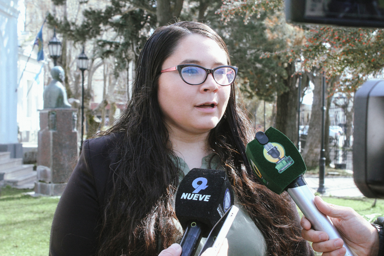 Karina Vera, representante de los trabajadores de AutoFarma.