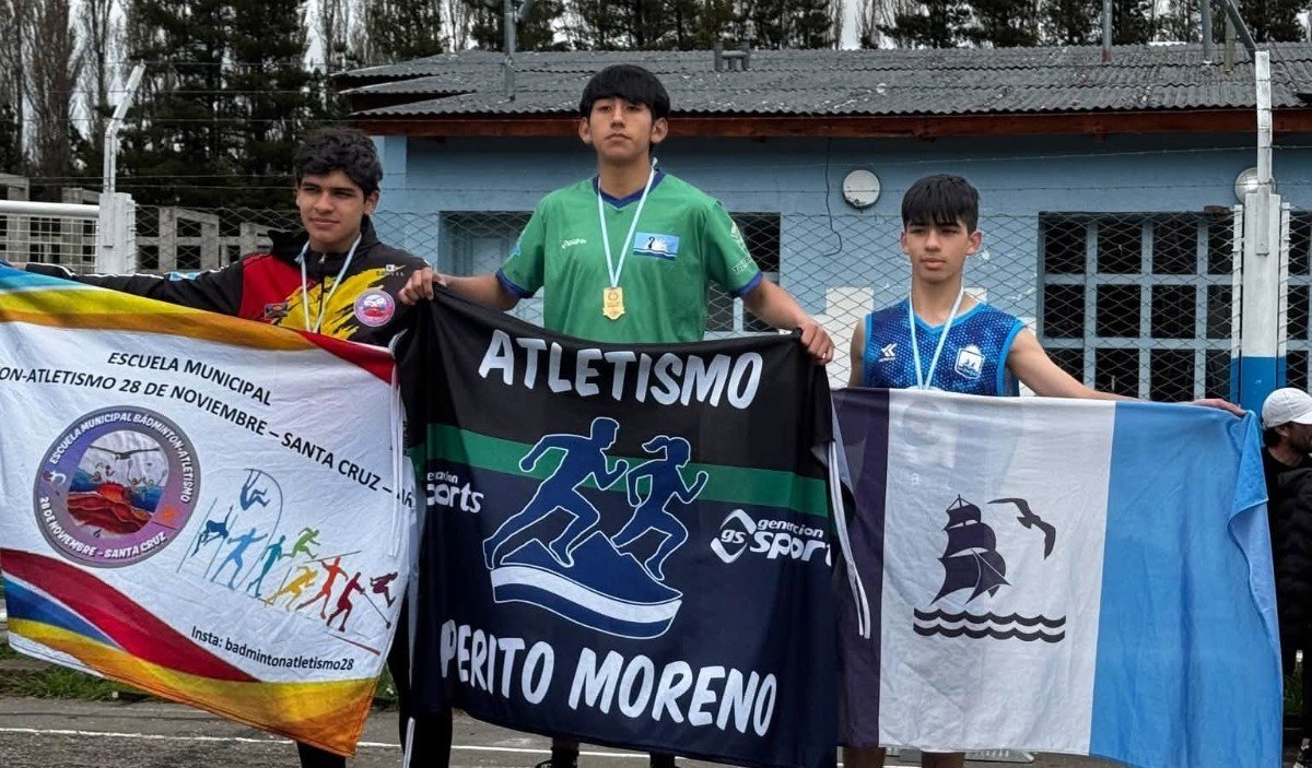Atletismo: el trabajo de Perito Moreno que llevó a cinco jóvenes rumbo a Mar del Plata