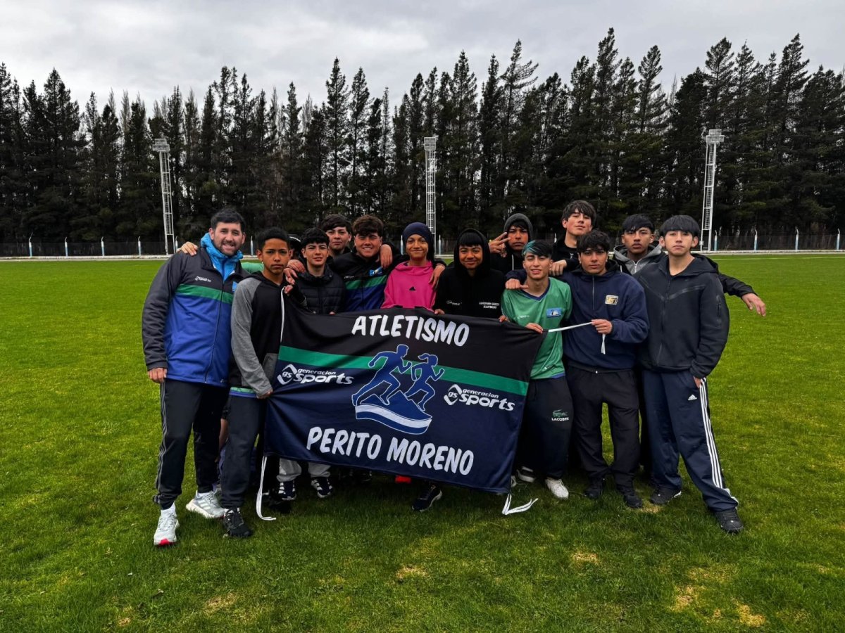 La Escuela Municipal de Atletismo de Perito Moreno tuvo una actuación destacada.