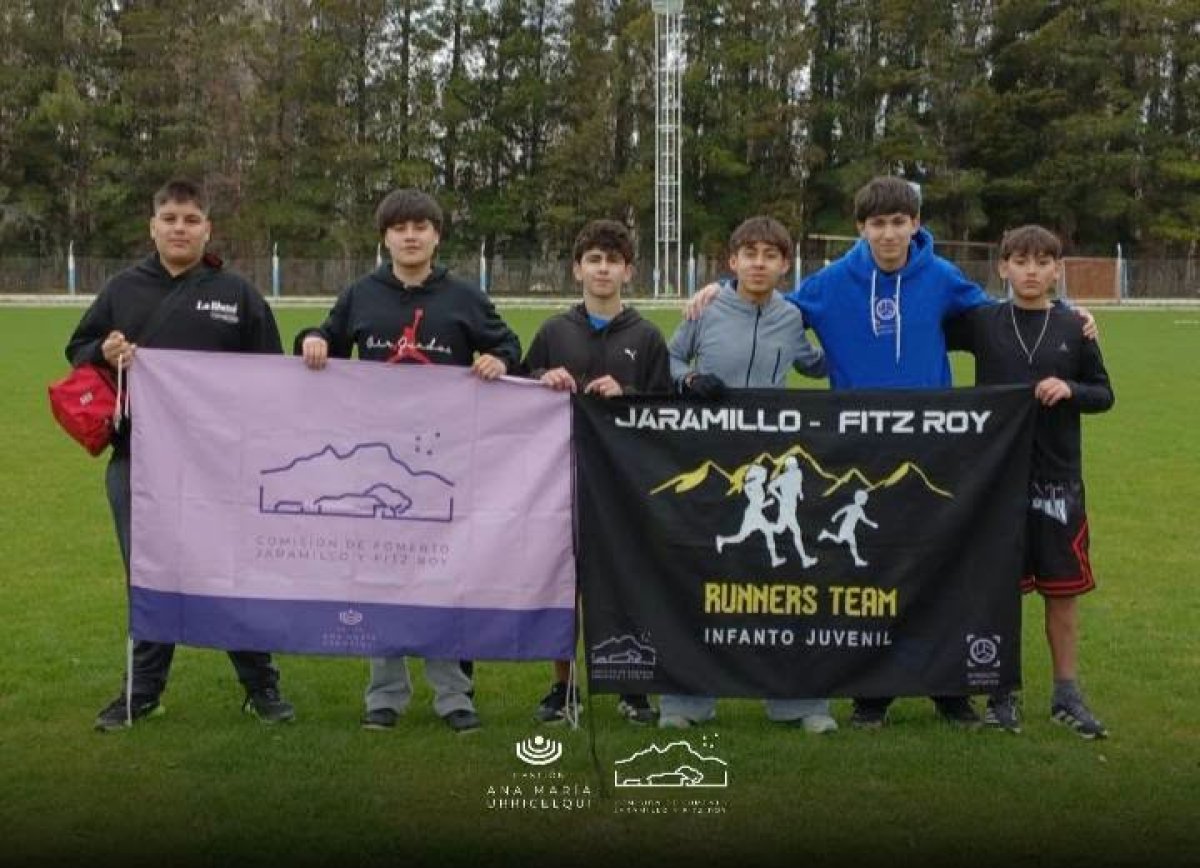 Desde Jaramillo y Fitz Roy, seis jóvenes atletas hicieron de Los Antiguos una experiencia para recordar