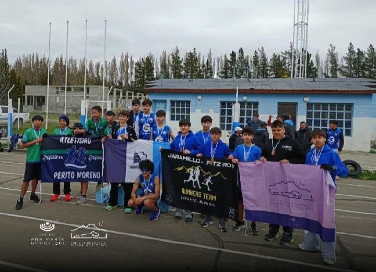 Desde Jaramillo y Fitz Roy, seis jóvenes atletas hicieron de Los Antiguos una experiencia para recordar