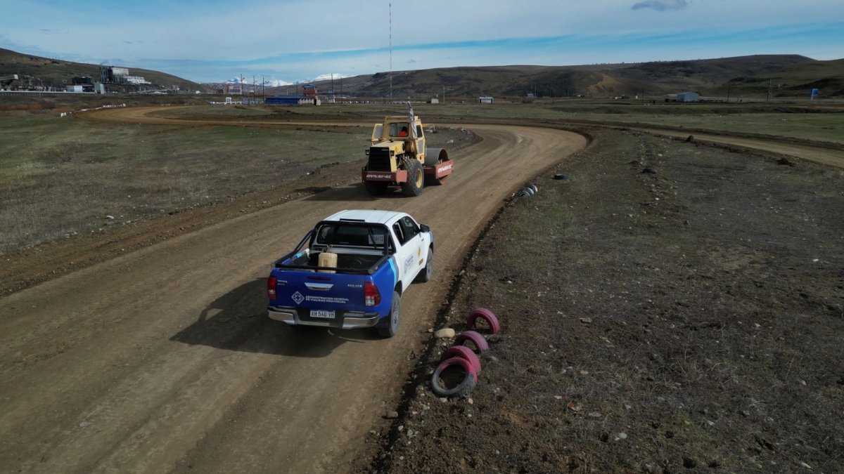Vialidad Provincial inició trabajos en el Autódromo Mario “Tarta” Giacobbo