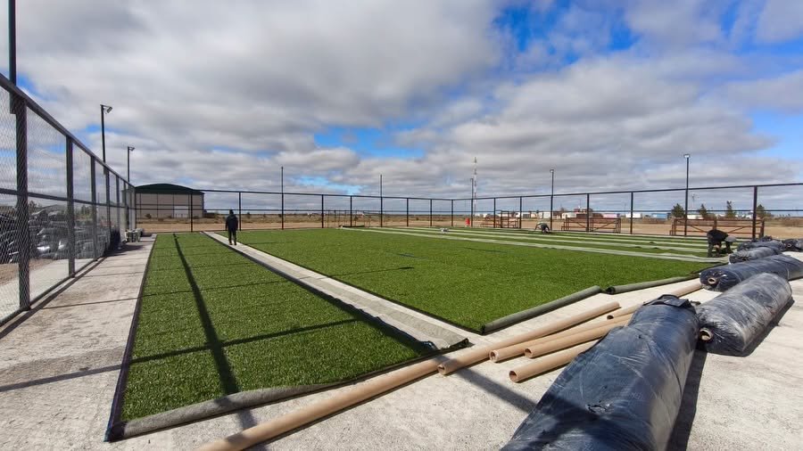 Cancha de fútbol sintético para Fitz Roy.