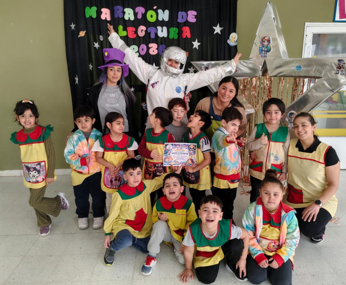 Jardines de infantes participaron de la Maratón Nacional de Lectura