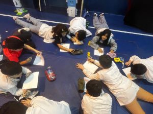 Estudiantes de escuelas primarias formaron parte de la Maratón Nacional de Lectura con gran entusiasmo