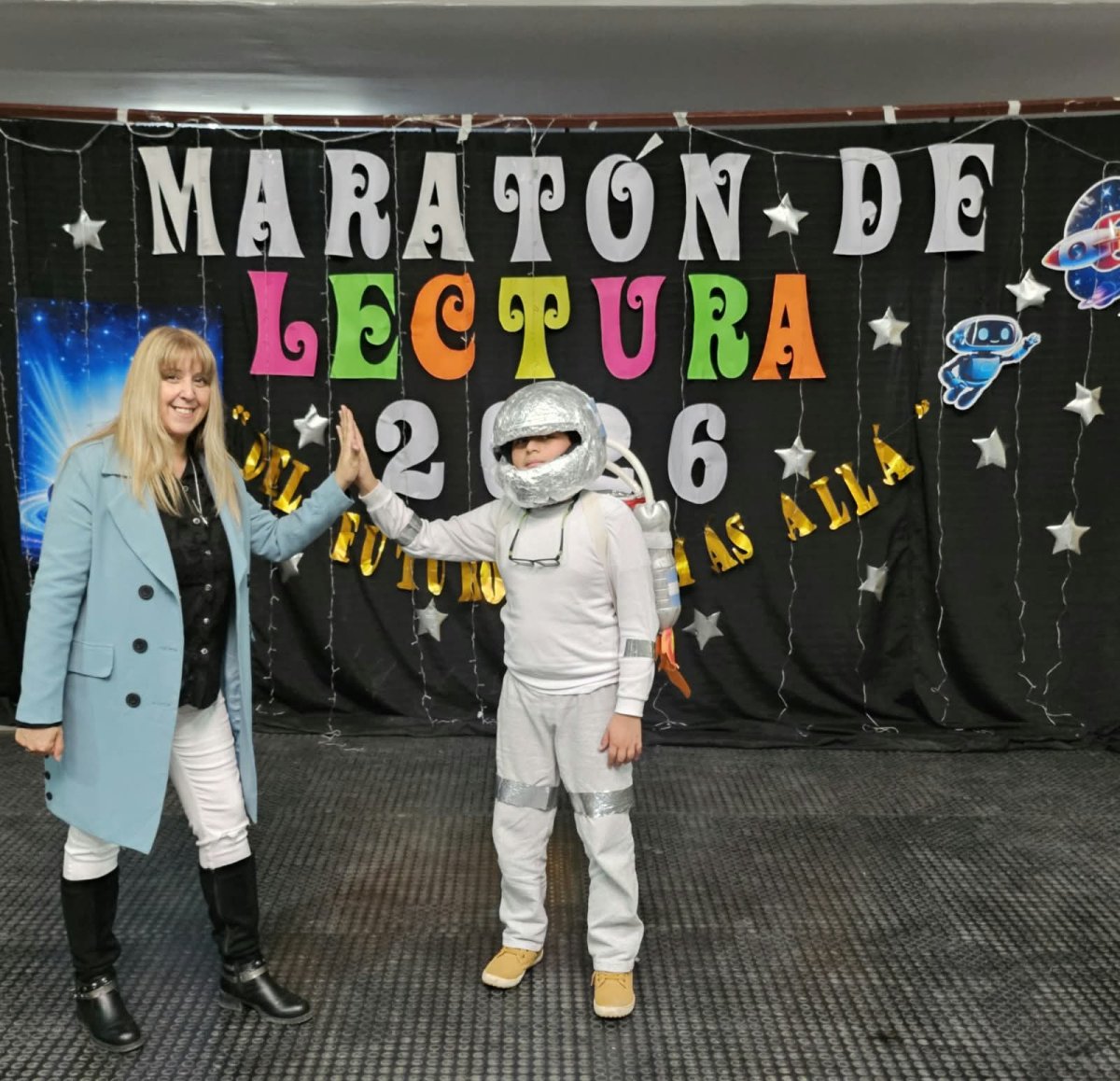 Estudiantes de escuelas primarias formaron parte de la Maratón Nacional de Lectura con gran entusiasmo