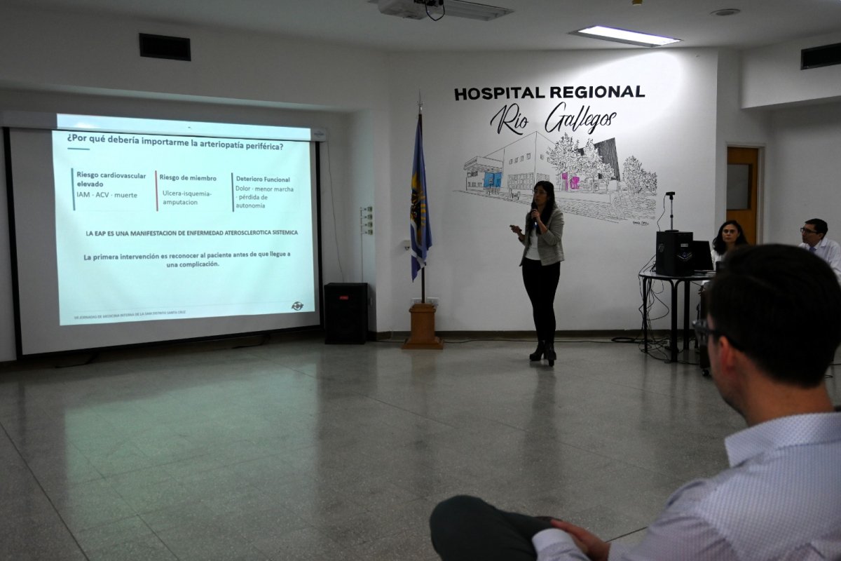 Se realizaron las VII Jornadas de Medicina Interna en Río Gallegos