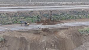Comenzaron los trabajos en el socavón de la Ruta Nacional N°3