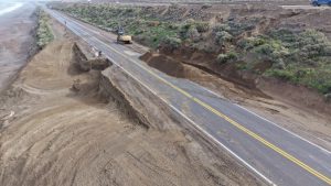 Comenzaron los trabajos en el socavón de la Ruta Nacional N°3