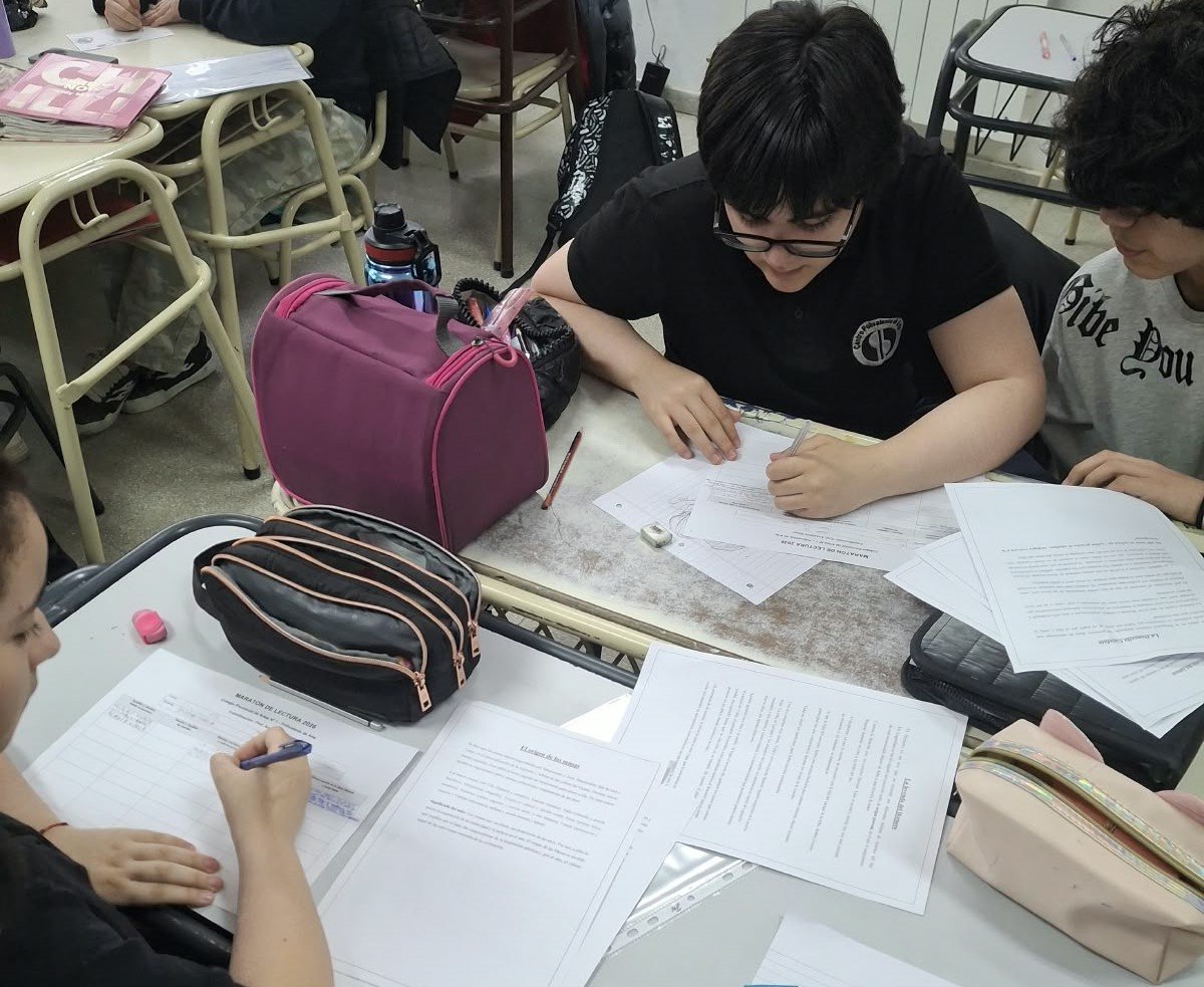 Colegios Secundarios se sumaron a la Maratón Nacional de Lectura 2026