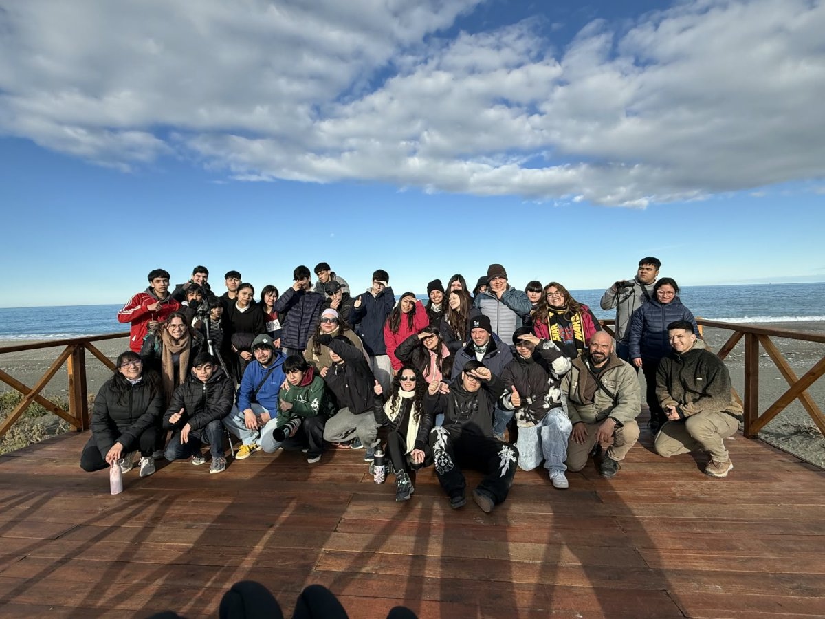 Estudiantes del Colegio Laboral Domingo Savio visitaron Cabo Vírgenes en una jornada educativa