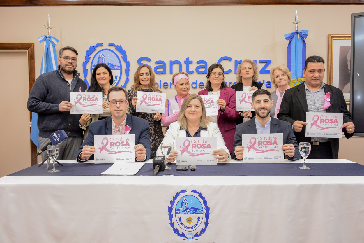 Santa Cruz lanzó Octubre Rosa: “La detección temprana hace la diferencia”