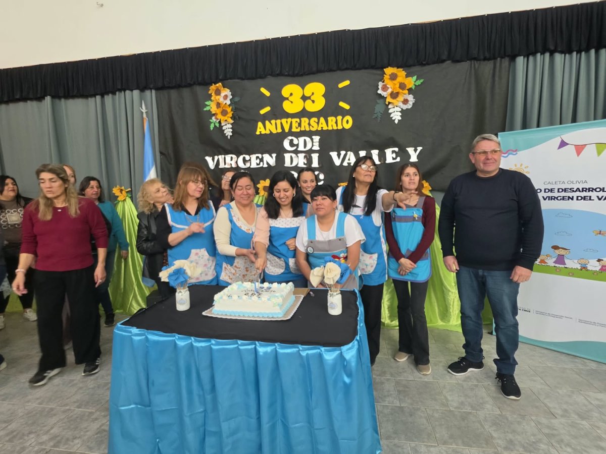 La comunidad celebró un nuevo aniversario del CDI Virgen del Valle