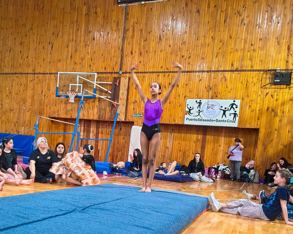 Gimnastas de Río Turbio se destacaron en el Torneo Regional Federativo Patagonia Sur