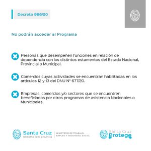 Plan Santa Cruz Protege: Requisitos y condiciones para acceder al mismo