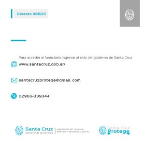 Plan Santa Cruz Protege: Requisitos y condiciones para acceder al mismo