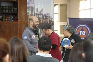 Vialidad Provincial capacita a su personal en primeros auxilios y uso del desfibrilador automático