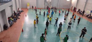 Encuentro de Juegos Escolares en Newcom en Río Gallegos