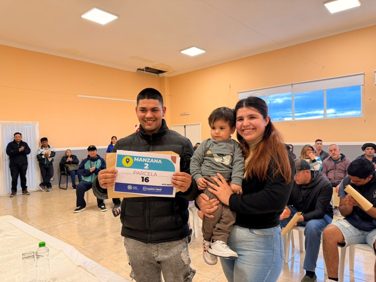 Con el impulso de la gestión del gobernador Vidal, 27 familias accedieron a terrenos en Fitz Roy
