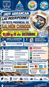Piedra Buena se prepara para la VII Fiesta Provincial del Salmón Chinook