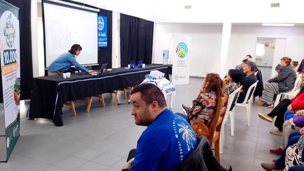 Activá Tu Huerta llegó al CiC Belén de Río Gallegos
