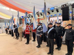 El Gobierno celebró los 115 años de Jaramillo y Fitz Roy con la entrega de terrenos, obras y nuevos proyectos