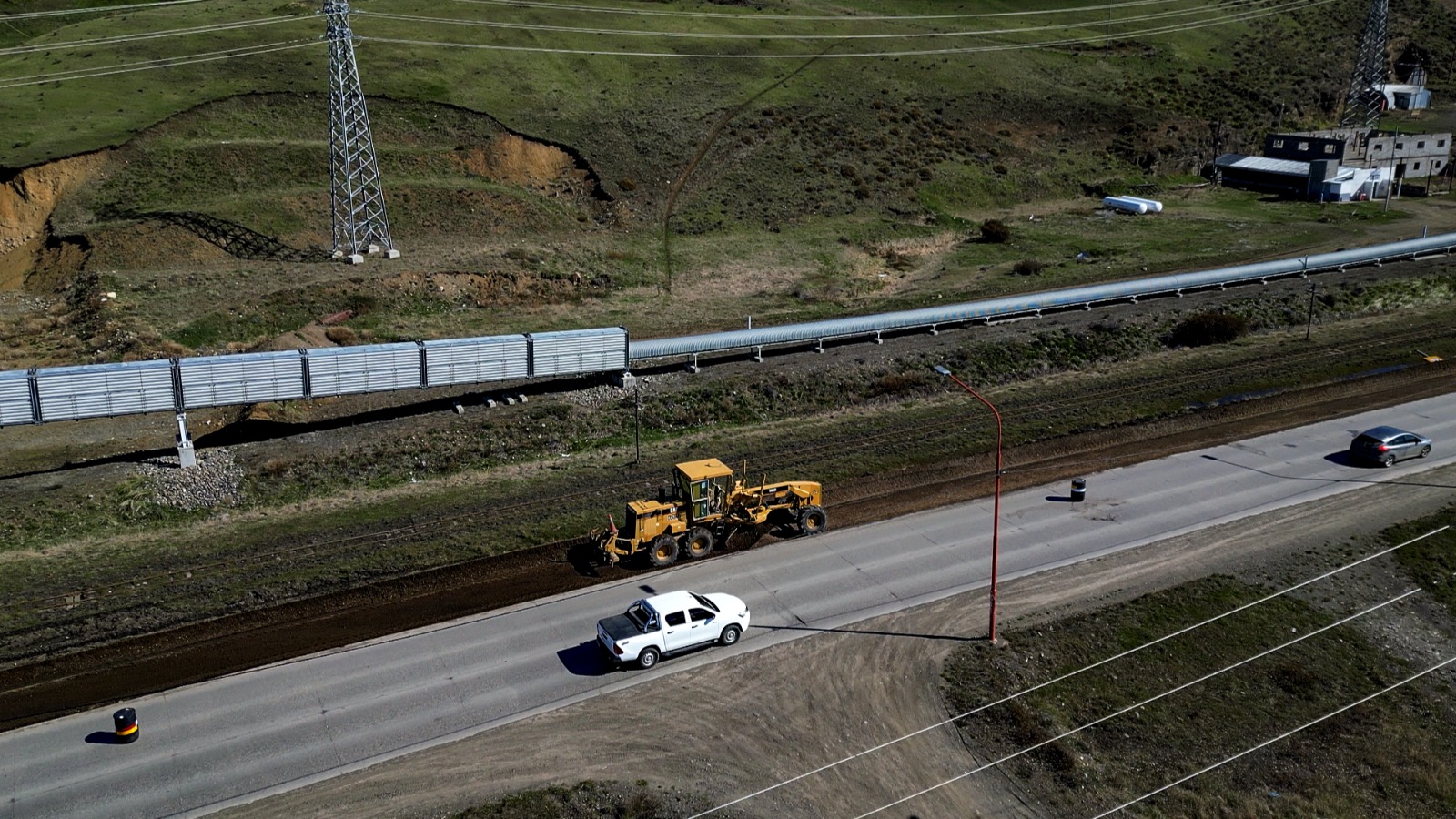 Las tareas forman parte de una planificación previa que incluyó una recorrida por distintos sectores de la ruta.