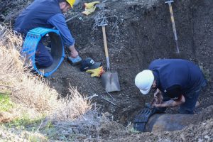 Servicios Públicos trabaja en la reparación del acueducto de Palermo Aike y prevé restablecer el bombeo al mediodía