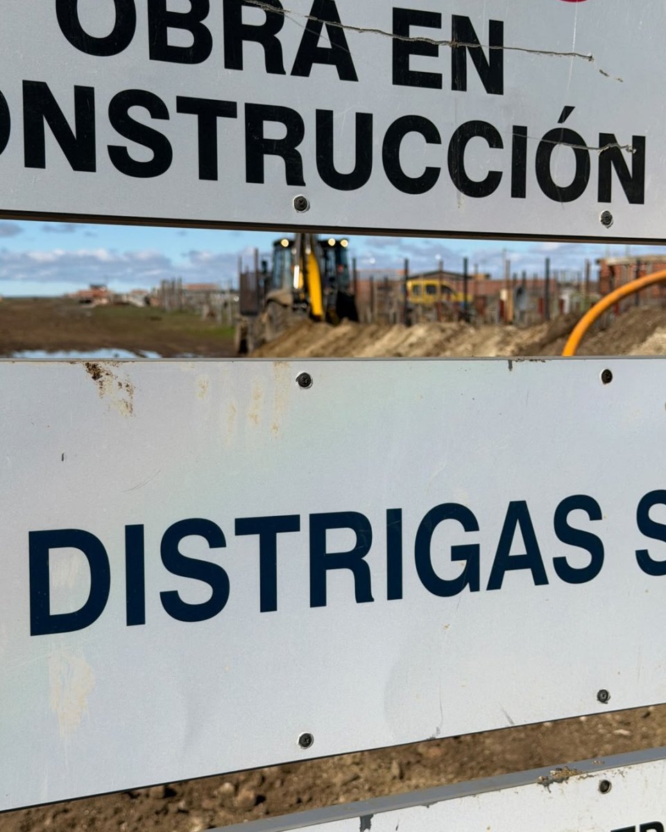 Distrigas S.A. intensifica los trabajos de extensión de la red de gas en Río Gallegos