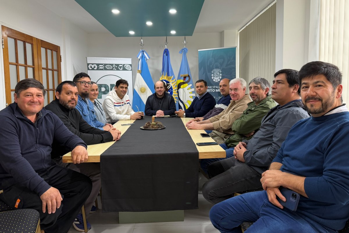 La reunión tuvo lugar en las instalaciones de la Municipalidad de Perito Moreno.