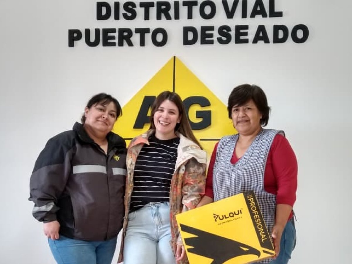 Vialidad Provincial supervisó tareas operativas y entregó indumentaria de seguridad a trabajadores de Puerto Deseado