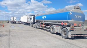 Vialidad Provincial realizó controles de cargas y dimensiones sobre la Ruta Provincial N°5
