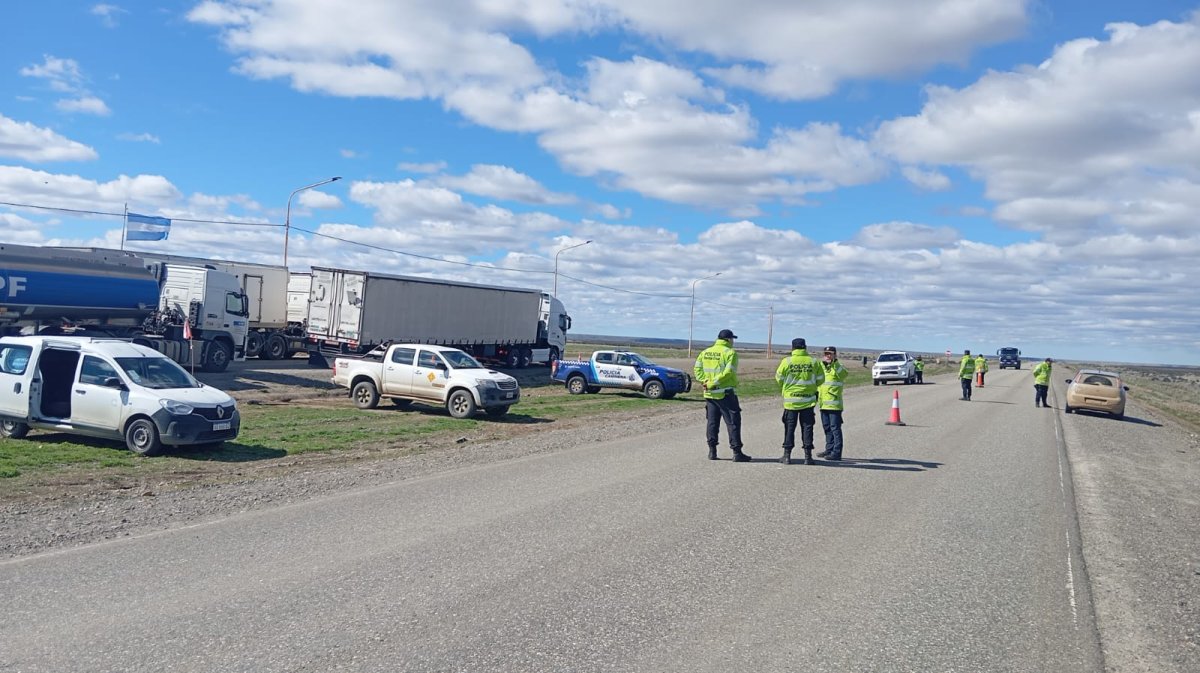 Vialidad Provincial realizó controles de cargas y dimensiones sobre la Ruta Provincial N°5