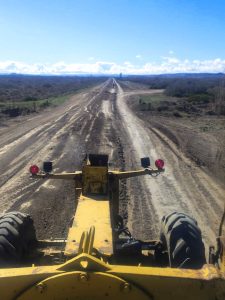 Vialidad Provincial realizó trabajos de mantenimiento y apertura de calles en Lago Posadas