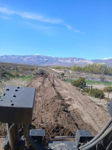 Vialidad Provincial realizó trabajos de mantenimiento y apertura de calles en Lago Posadas