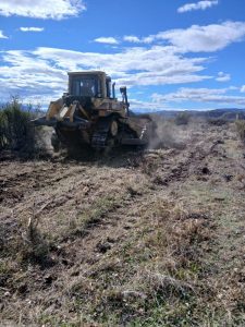 Vialidad Provincial realizó trabajos de mantenimiento y apertura de calles en Lago Posadas