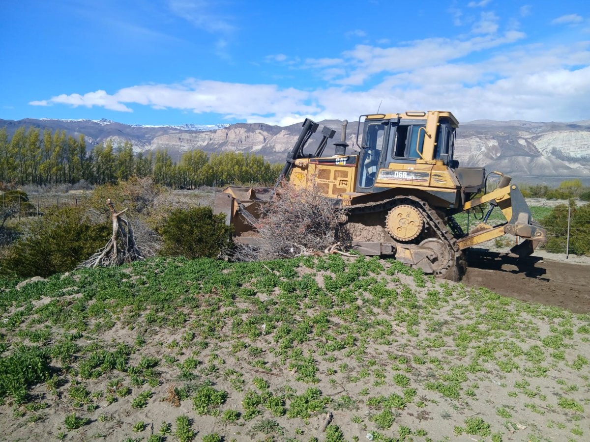 Vialidad Provincial realizó trabajos de mantenimiento y apertura de calles en Lago Posadas
