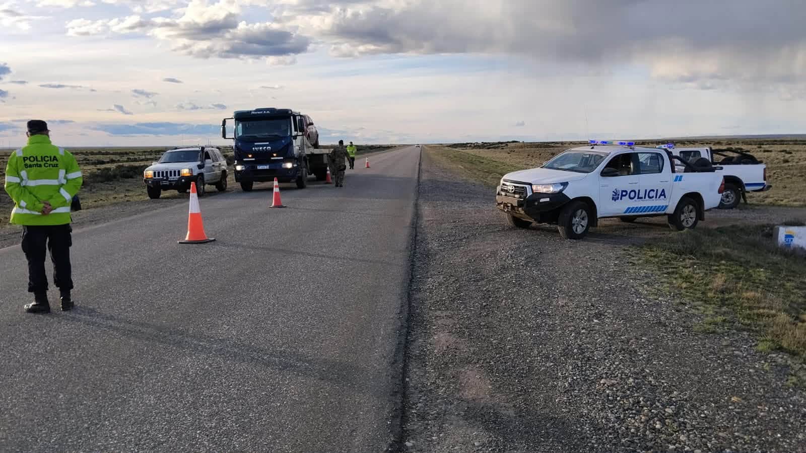 La Policía de Santa Cruz reforzó los operativos de prevención en rutas y zonas rurales de la provincia