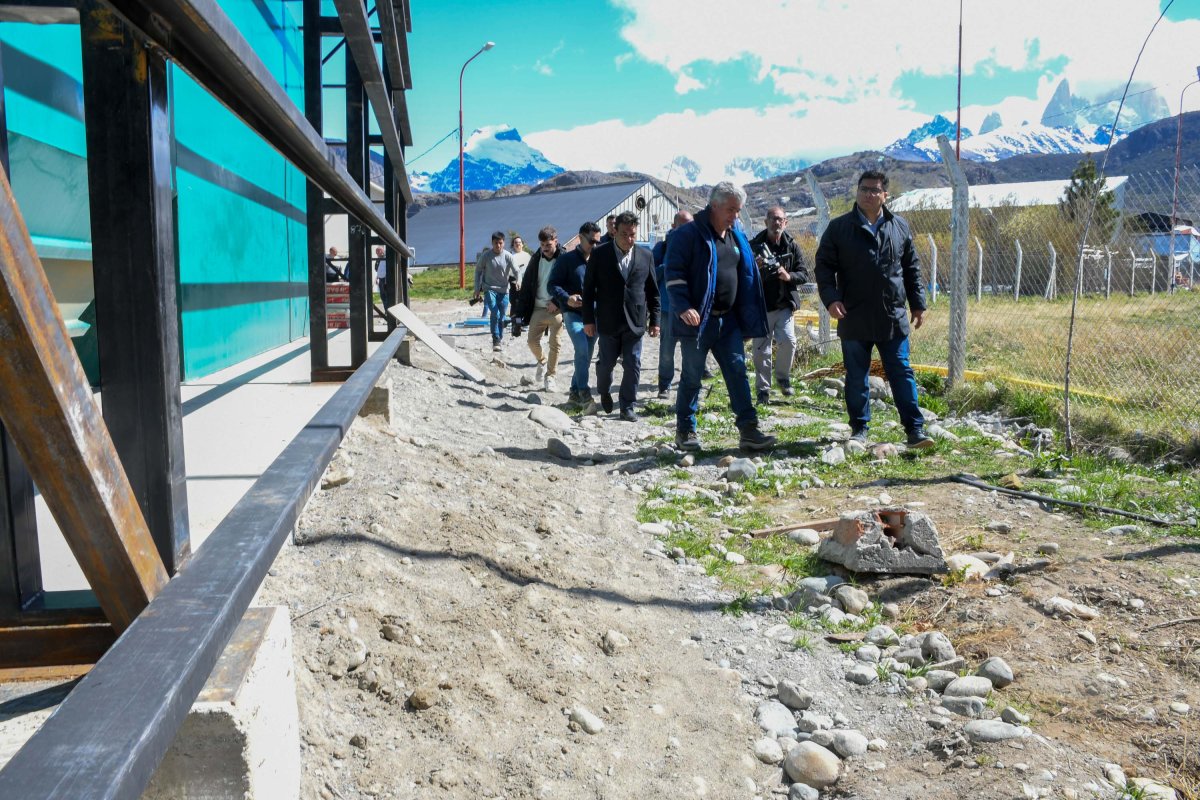 La planta cloacal de El Chaltén supera el 40% de avance y se prevé su funcionamiento entre diciembre y enero