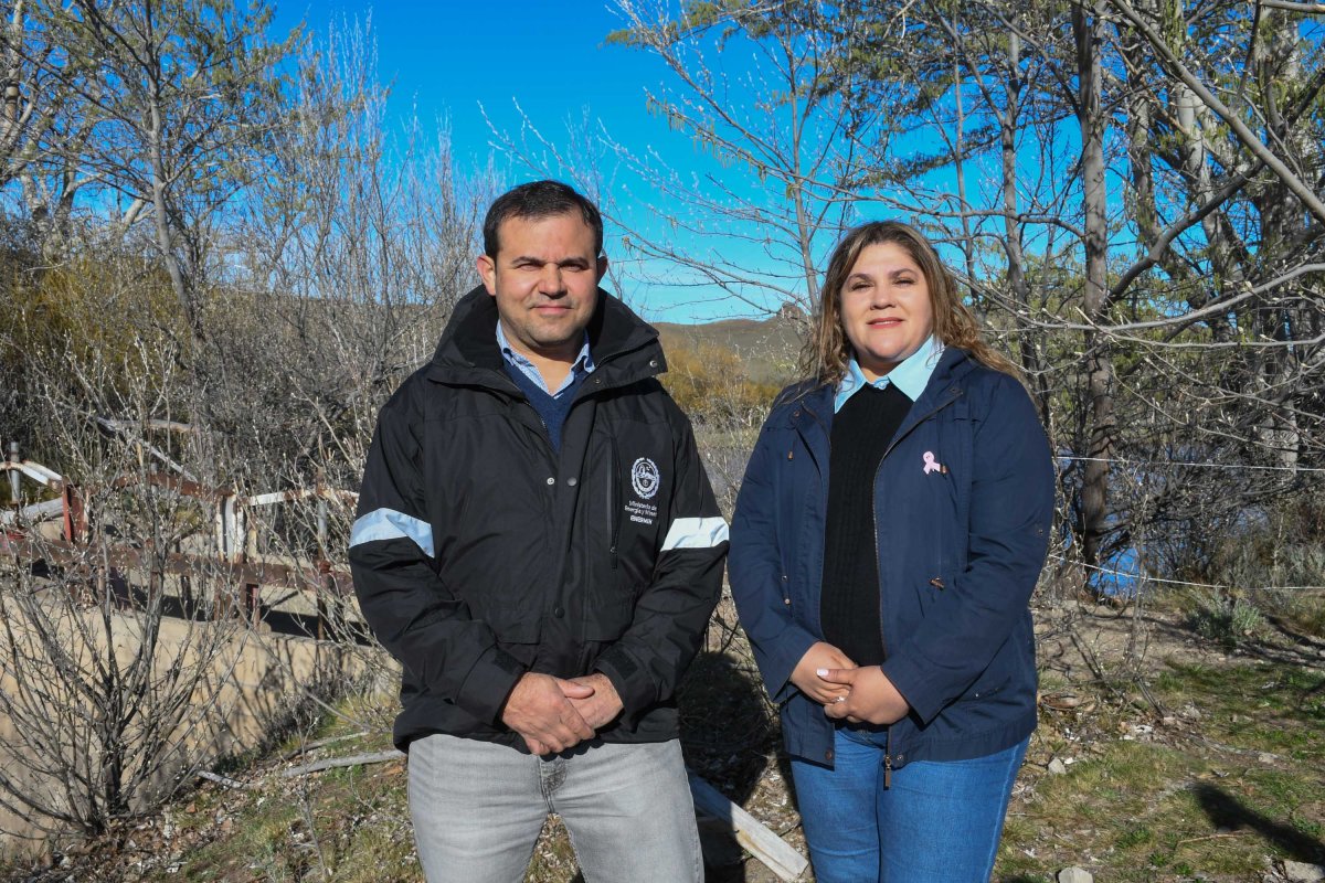 Carina Bosso destacó el trabajo articulado entre Provincia y Municipio para recuperar el sistema público de riego de Gobernador Gregores