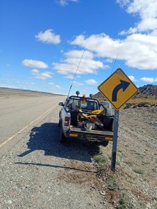 Vialidad Provincial intensifica tareas en las rutas 25 y 40 Norte