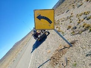 Vialidad Provincial intensifica tareas en las rutas 25 y 40 Norte