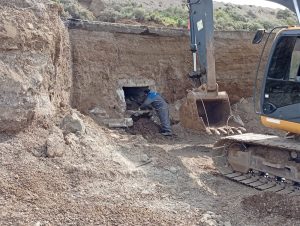 Vialidad avanza con trabajos en la Ruta Nacional N°3 en el sector de La Lobería 