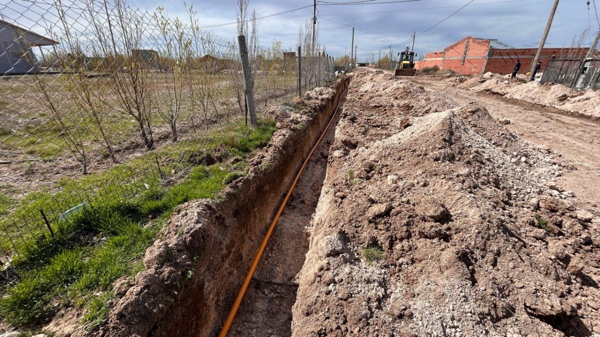 Distrigas: continúan los trabajos para ampliar la red de gas en Pico Truncado