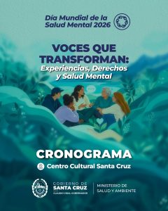 Salud invita a participar de las jornadas “Voces que transforman: Experiencias, Derechos y Salud Mental”