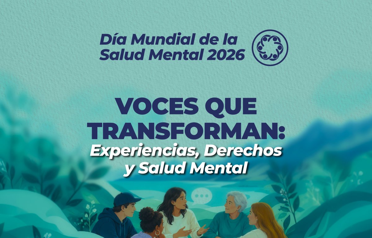 Salud invita a participar de las jornadas “Voces que transforman: Experiencias, Derechos y Salud Mental”