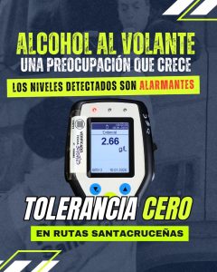 Alcohol al volante: 14 de cada 19 conductores retenidos dieron positivo