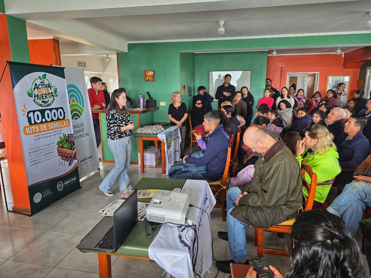Activá Tu Huerta llegó a Puerto Deseado con una capacitación para fortalecer las huertas familiares