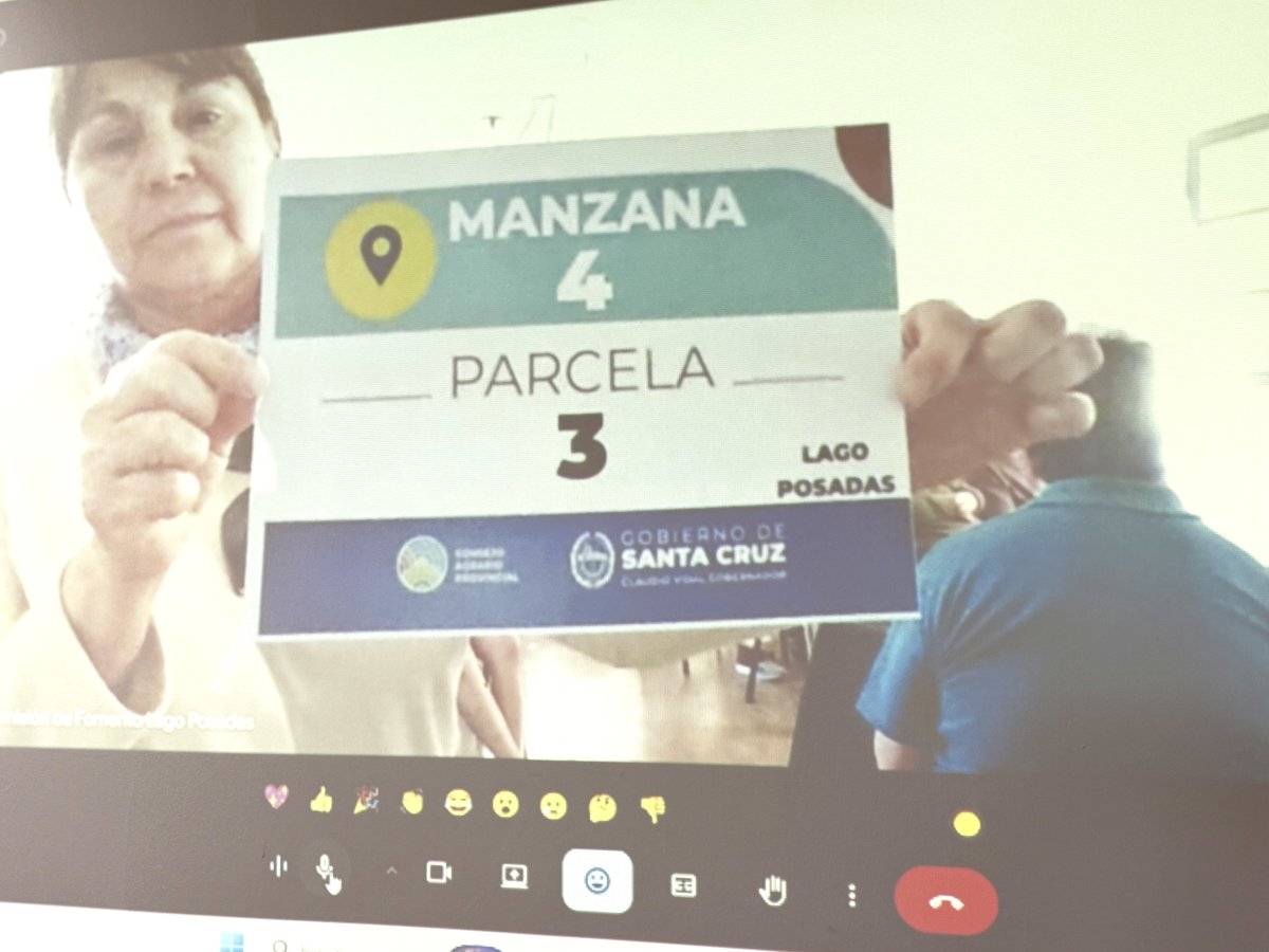 Realizaron el sorteo de  terrenos en Lago Posadas
